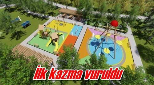 İlk kazma vuruldu