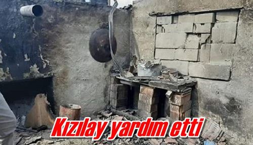 Kızılay yardım etti