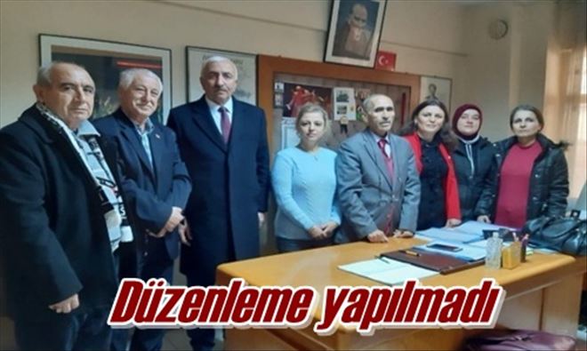 Düzenleme yapılmadı