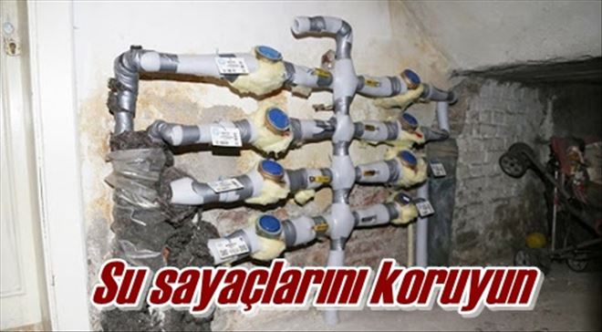Su sayaçlarını koruyun