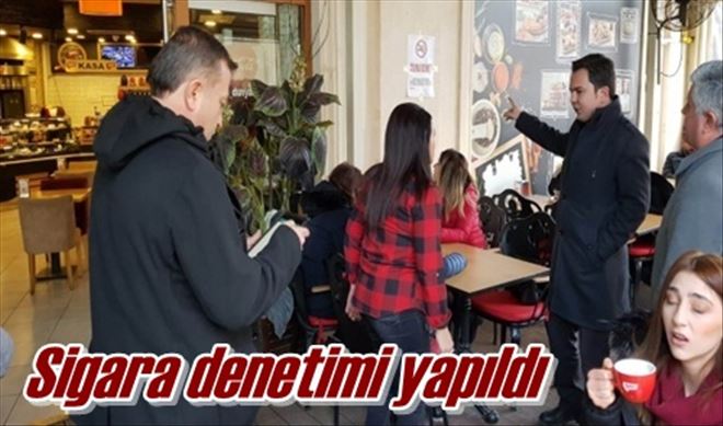 Sigara denetimi yapıldı