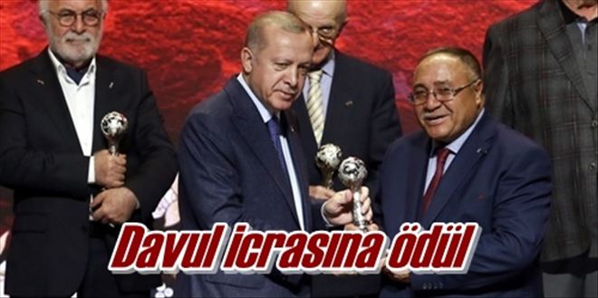 Davul icrasına ödül