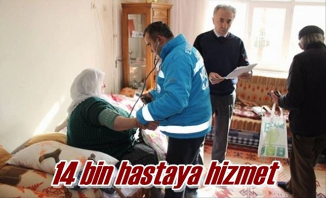 14 bin hastaya hizmet