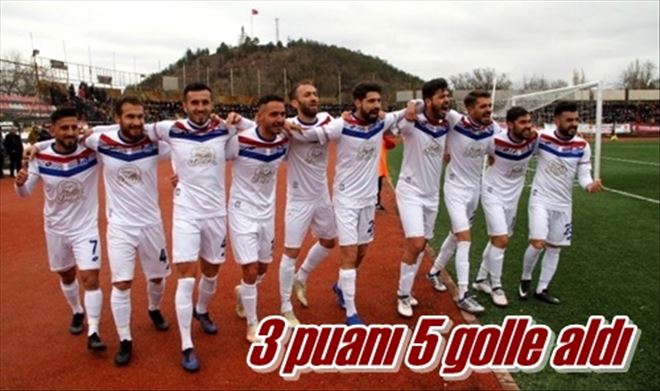 3 puanı 5 golle aldı