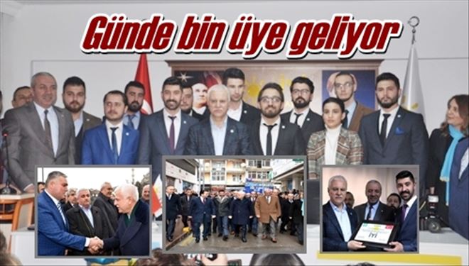 Günde bin üye geliyor