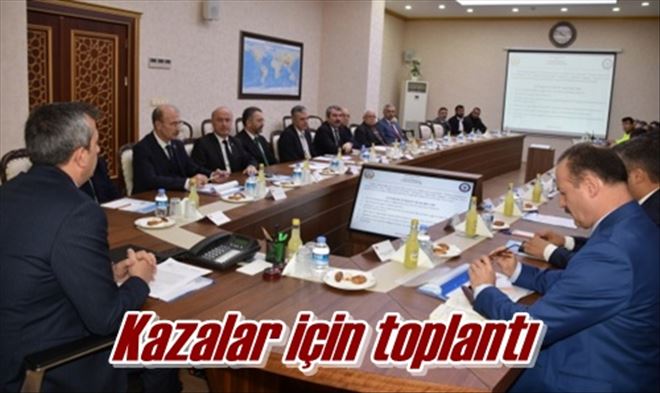 Kazalar için toplantı