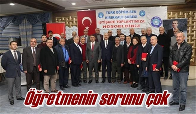 Öğretmenin sorunu çok
