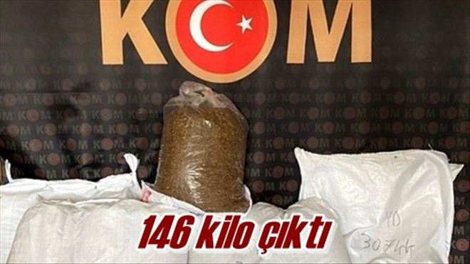 146 kilo çıktı