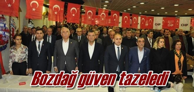 Bozdağ güven tazeledi 