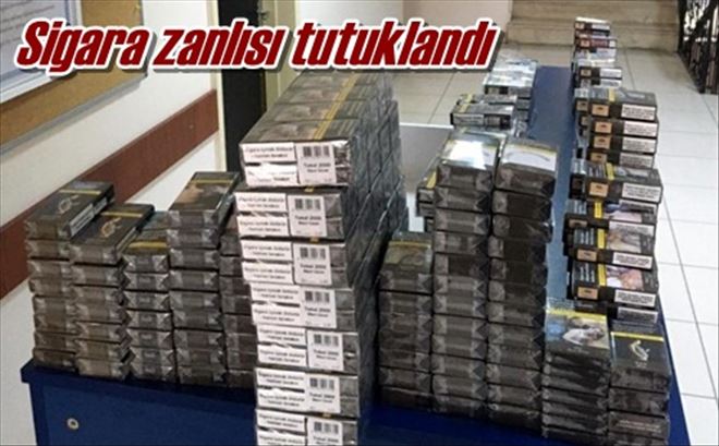 Sigara zanlısı tutuklandı