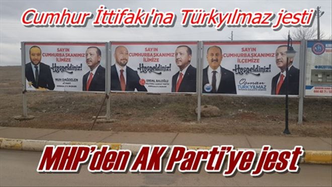 MHP´den AK Parti´ye jest