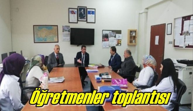 Öğretmenler toplantısı