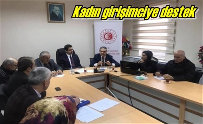 Kadın girişimciye destek