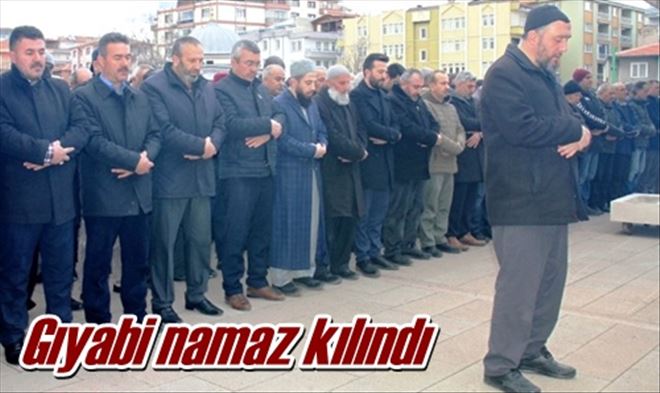 Gıyabi namaz kılındı