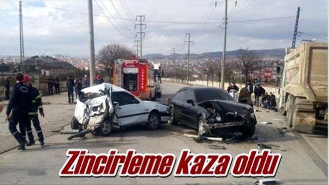 Zincirleme kaza oldu