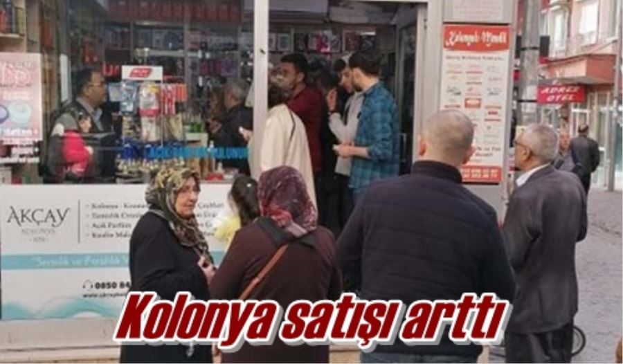 Kolonya satışı arttı