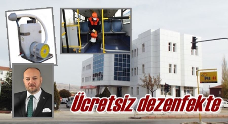Ücretsiz dezenfekte