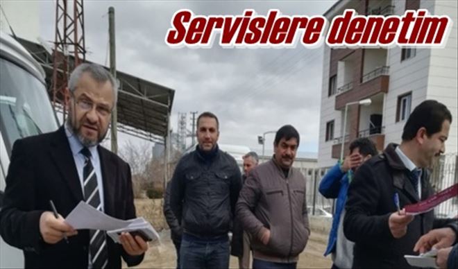 Servislere denetim