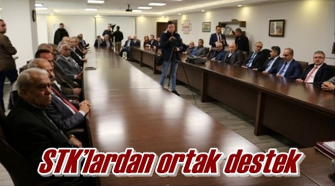 STK´lardan ortak destek