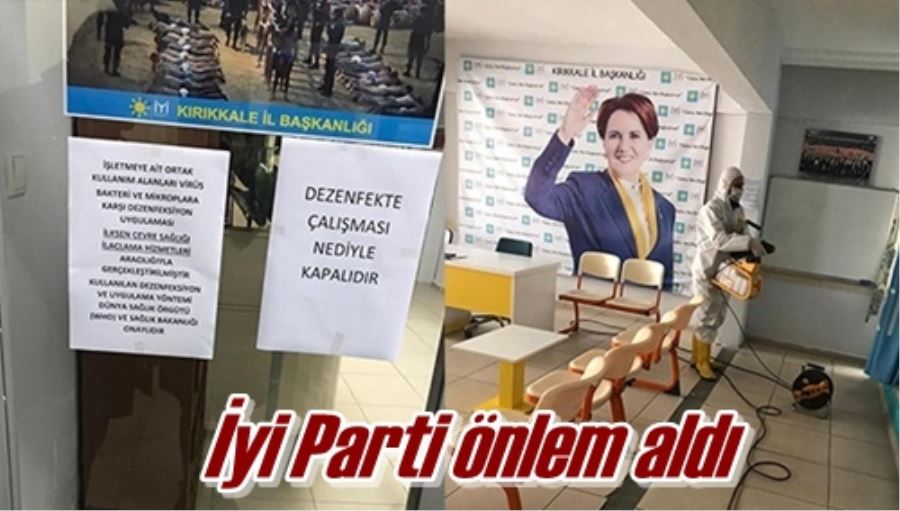 İyi Parti önlem aldı