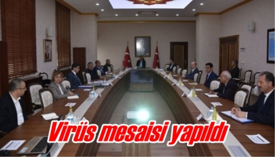 Virüs mesaisi yapıldı