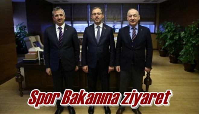 Spor Bakanına ziyaret