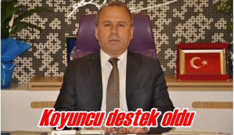 Koyuncu destek oldu