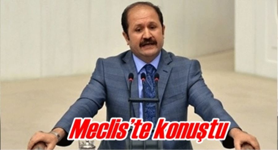 Meclis’te konuştu