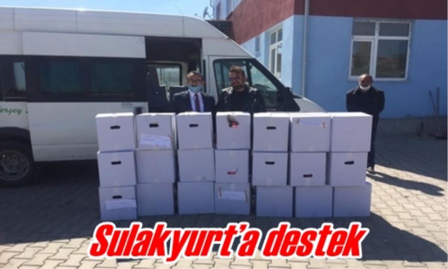 Sulakyurt’a destek