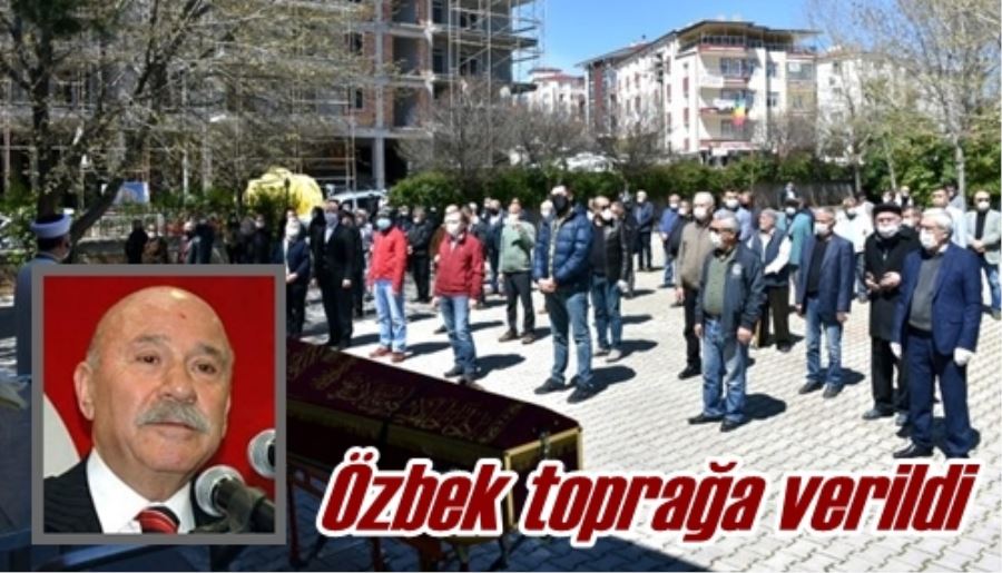 Özbek toprağa verildi