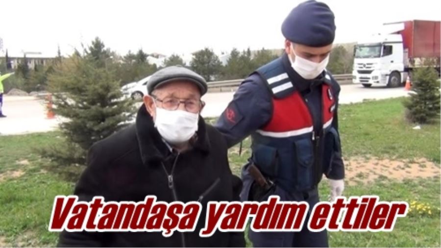 Vatandaşa yardım ettiler