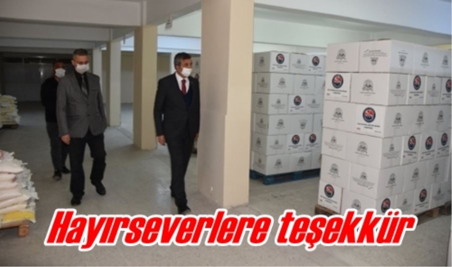 Hayırseverlere teşekkür