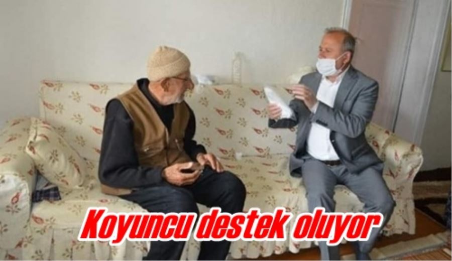 Koyuncu destek oluyor