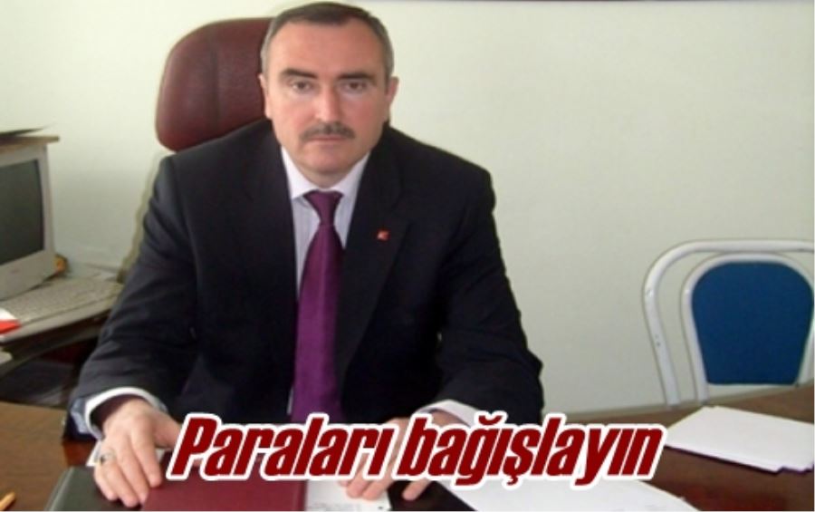 Paraları bağışlayın