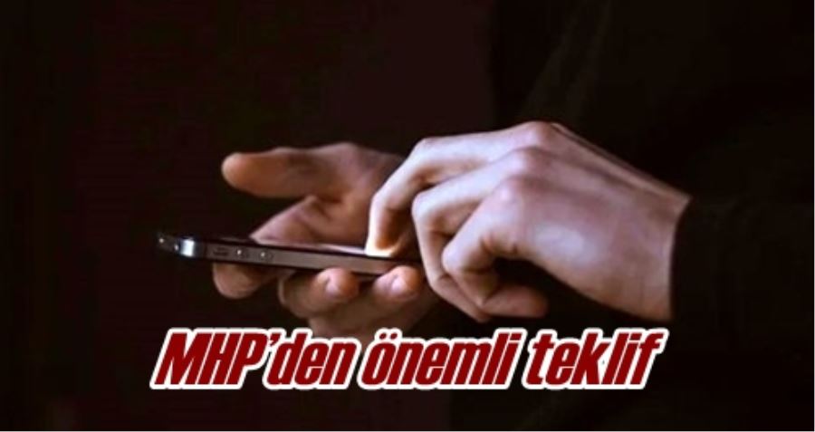MHP’den önemli teklif