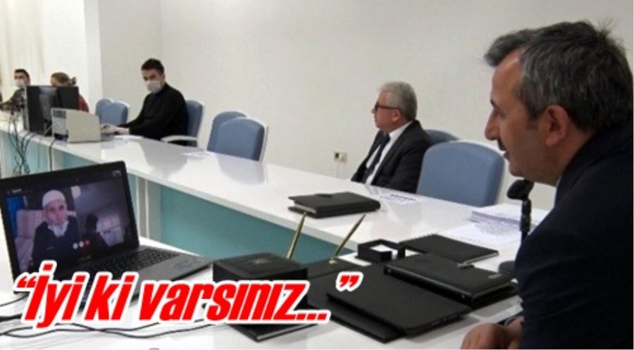 “İyi ki varsınız…”
