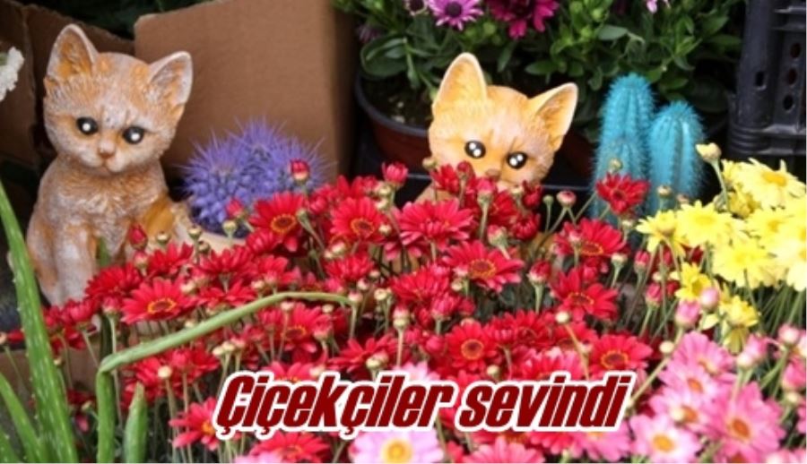 Çiçekçiler sevindi