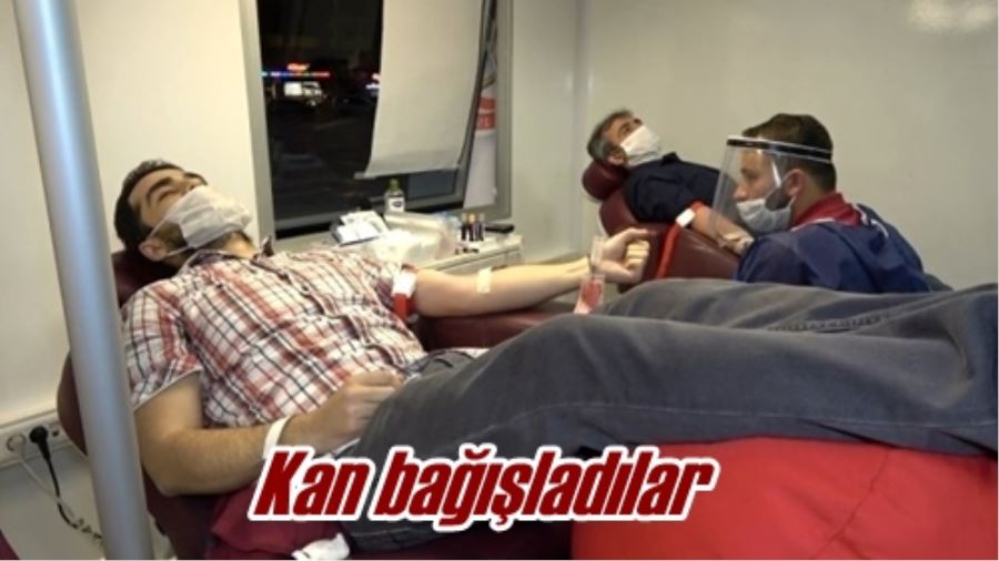Kan bağışladılar