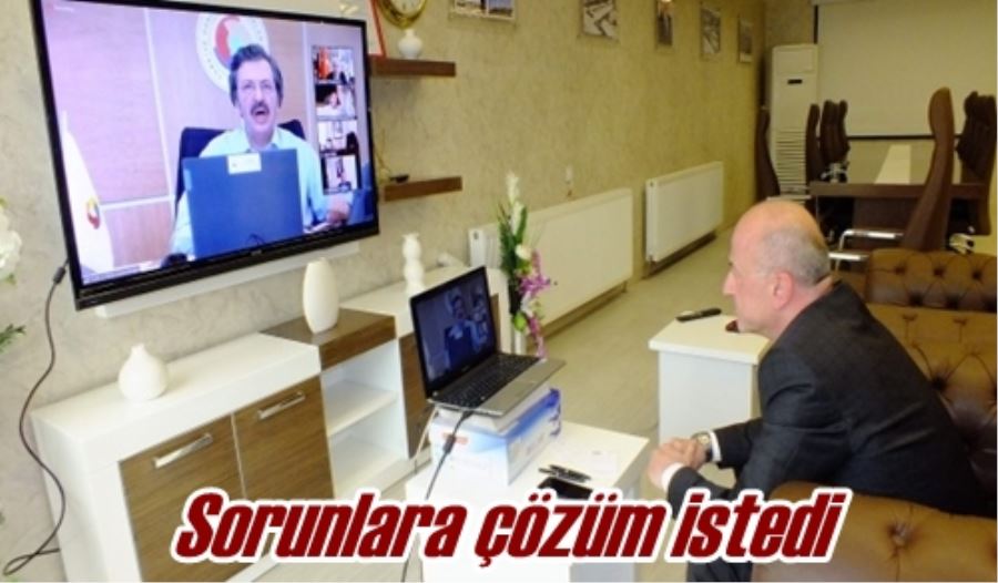 Sorunlara çözüm istedi