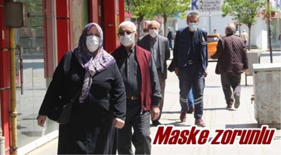 Maske zorunlu