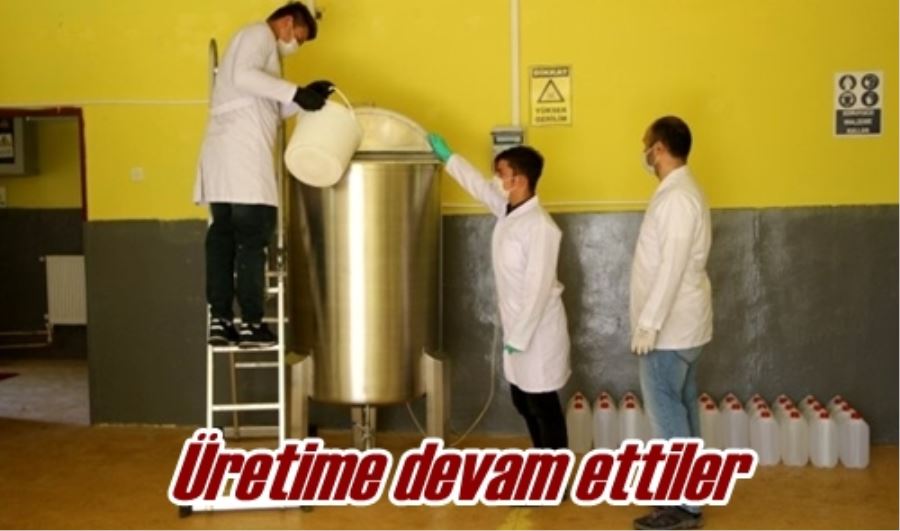 Üretime devam ettiler