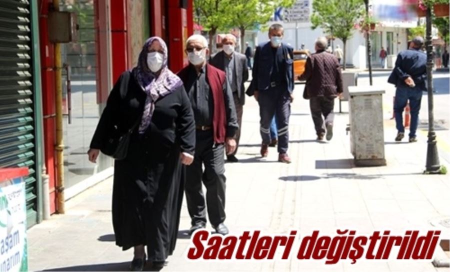 Saatleri değiştirildi