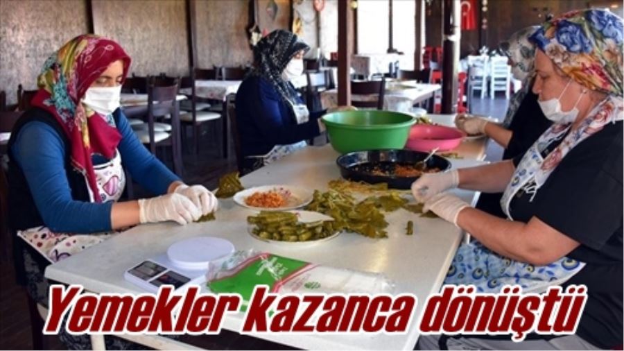 Yemekler kazanca dönüştü