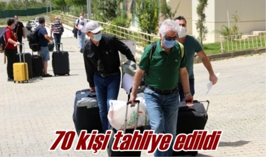 70 kişi tahliye edildi