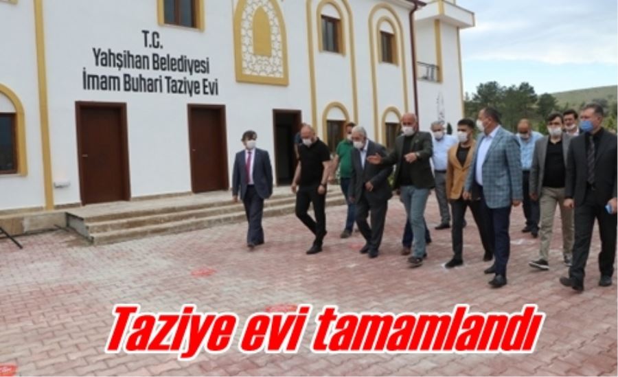 Taziye evi tamamlandı