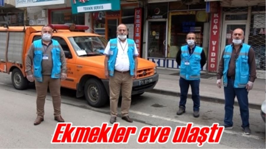 Ekmekler eve ulaştı
