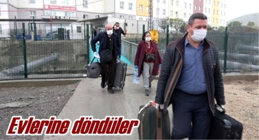 Evlerine döndüler