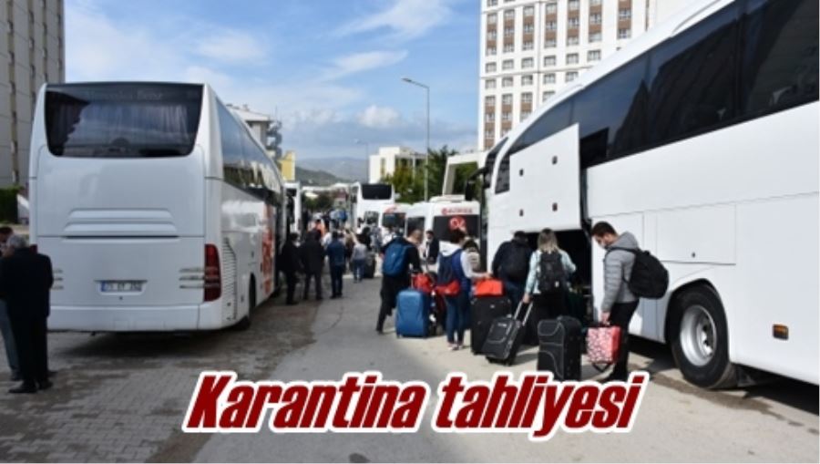 Karantina tahliyesi