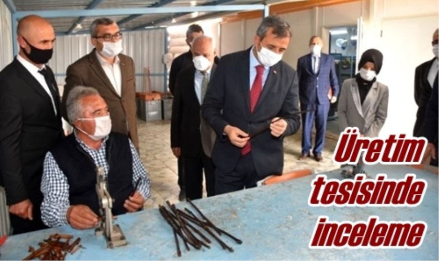 Üretim tesisinde inceleme