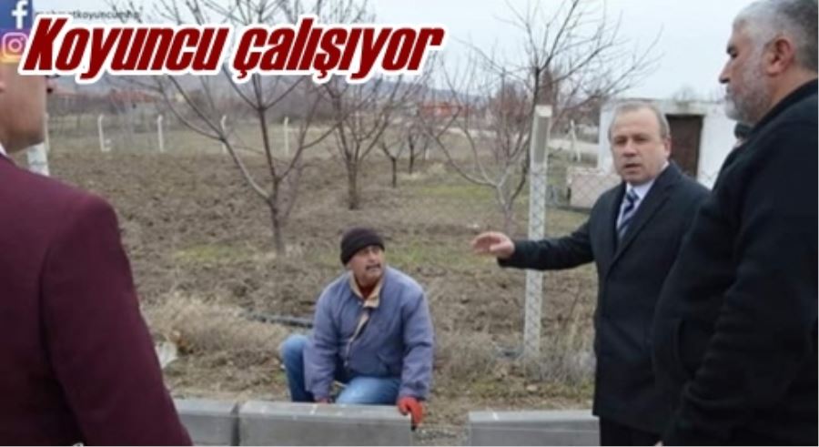 Koyuncu çalışıyor